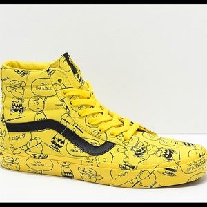 Vans x Peanuts Sk8-Hi Charlie Maize Skate Shoe
